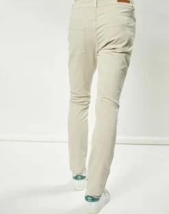 Pantalon slim Loumi beige