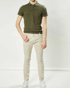 Pantalon slim Loumi beige