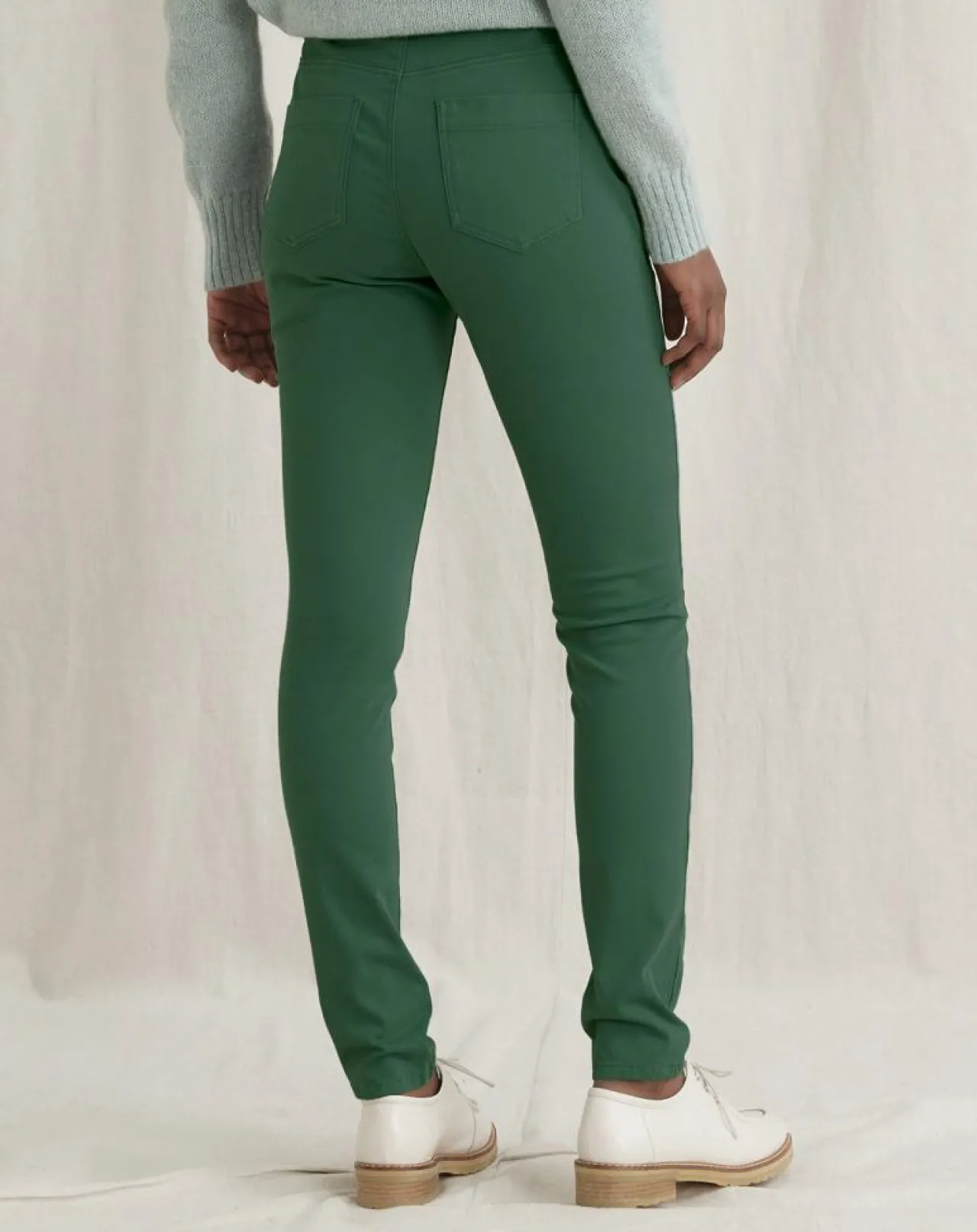 Pantalon slim 7/8ème Sacha vert