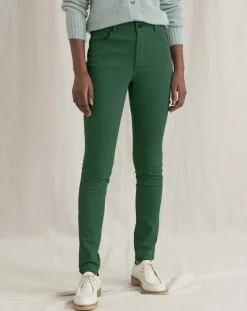 Pantalon slim 7/8ème Sacha vert