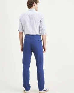 Pantalon Slim Smart 360 Flex Alpha bleu moyen
