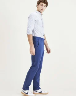 Pantalon Slim Smart 360 Flex Alpha bleu moyen