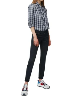 Pantalon slim stretch Alby bleu marine