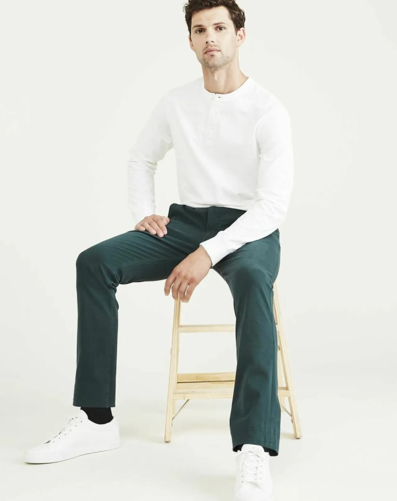 Pantalon Smart 360 Flex Alpha Skinn vert foncé