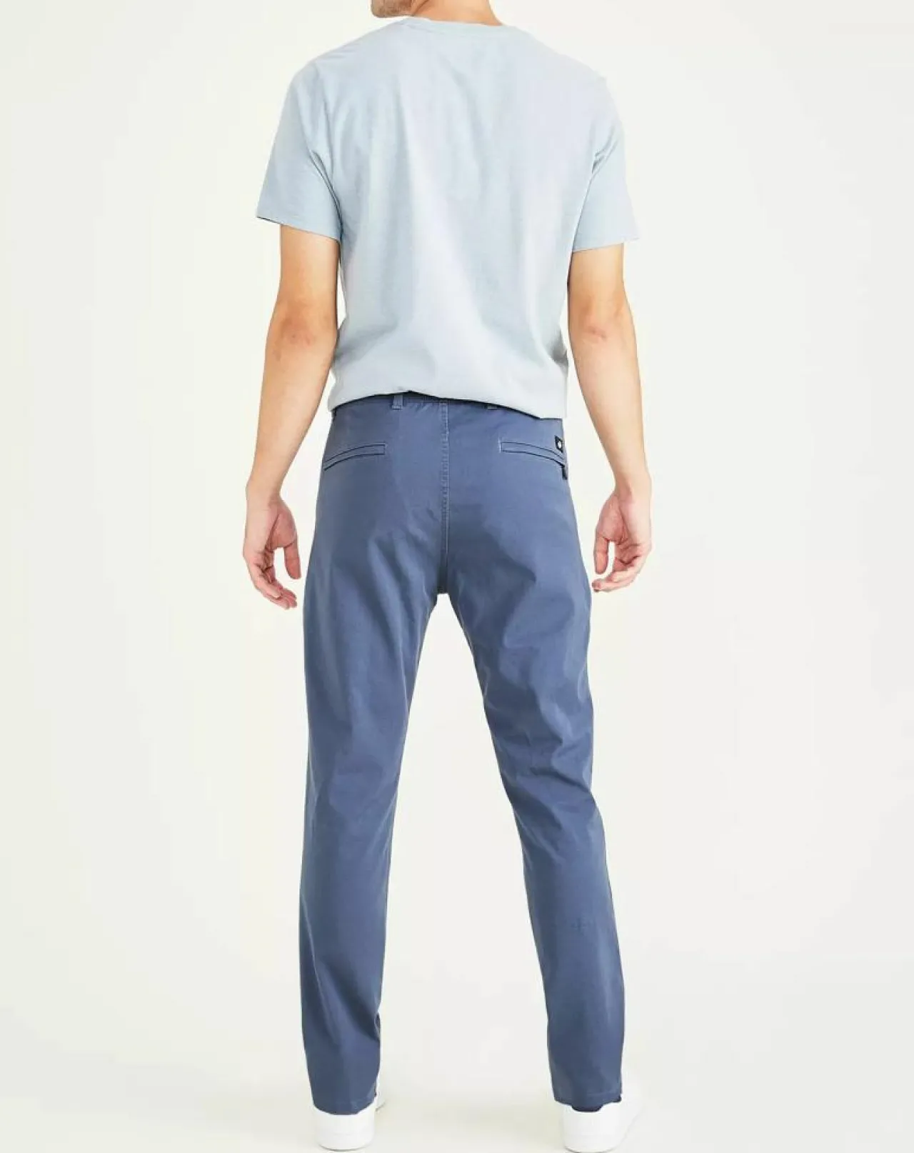 Pantalon Smart 360 Flex Alpha Khaki Skinny bleu moyen