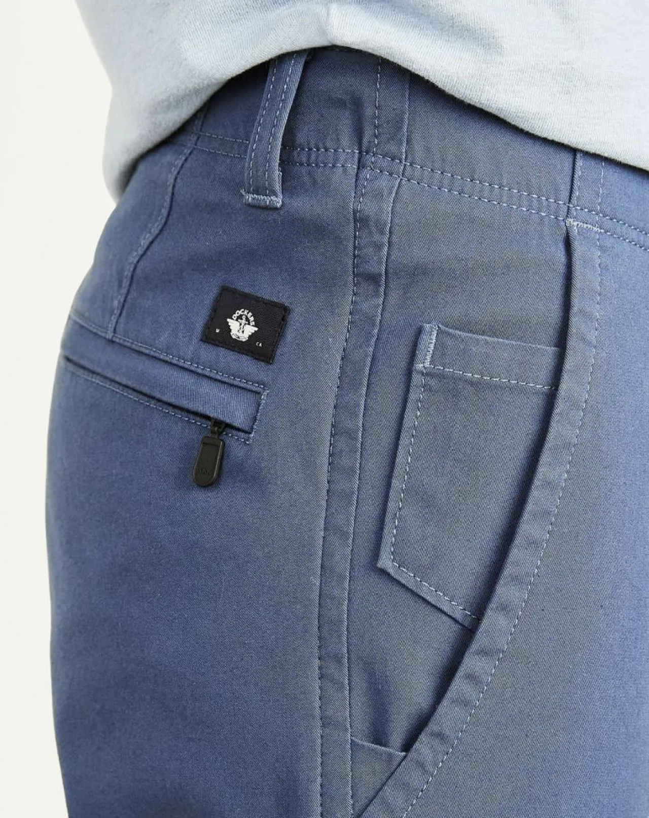 Pantalon Smart 360 Flex Alpha Khaki Skinny bleu moyen