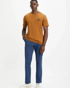 Pantalon Smart 360 Flex Chino Slim bleu moyen