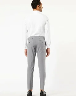 Pantalon Smart 360 Flex Trouser Slim Fit à rayures gris