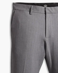 Pantalon Smart 360 Flex Trouser Slim Fit à rayures gris