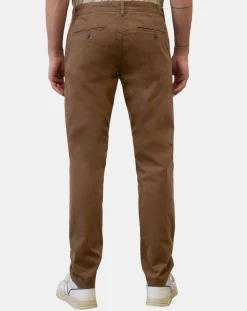 Pantalon Stig tapered marron
