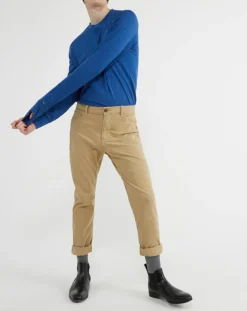 Pantalon Straight Stretch Krandy beige