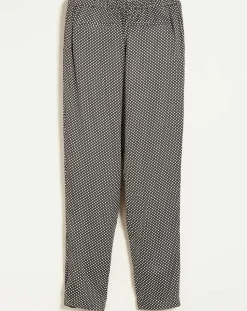 Pantalon Vael à pois noir