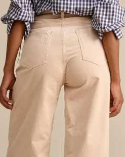 Pantalon évasé en Velours côtelé Priscila ballerine