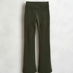Pantalon évasée Fairou en Coton mélangé vert foncé