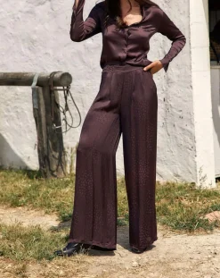 Pantalon Willy raisin