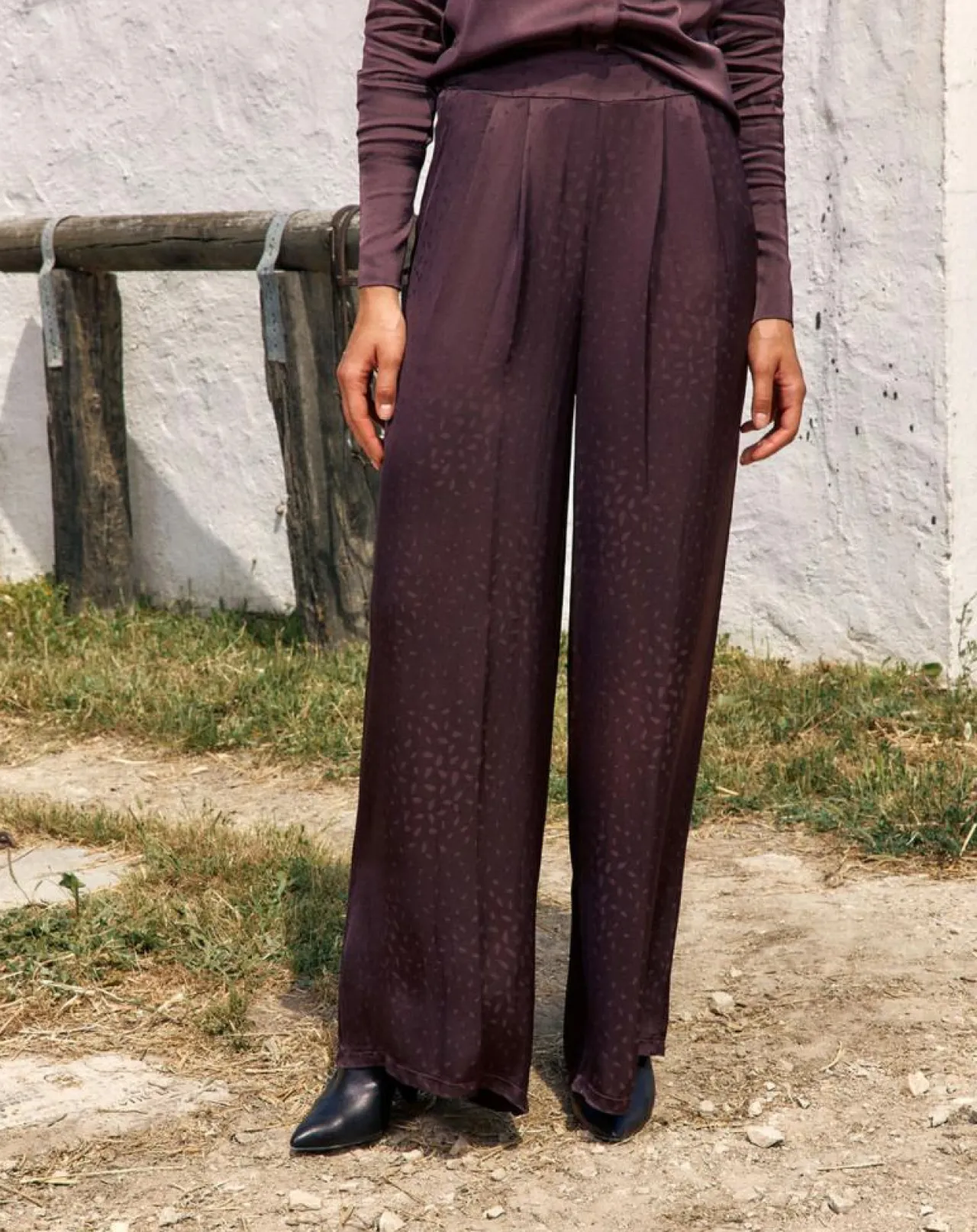 Pantalon Willy raisin
