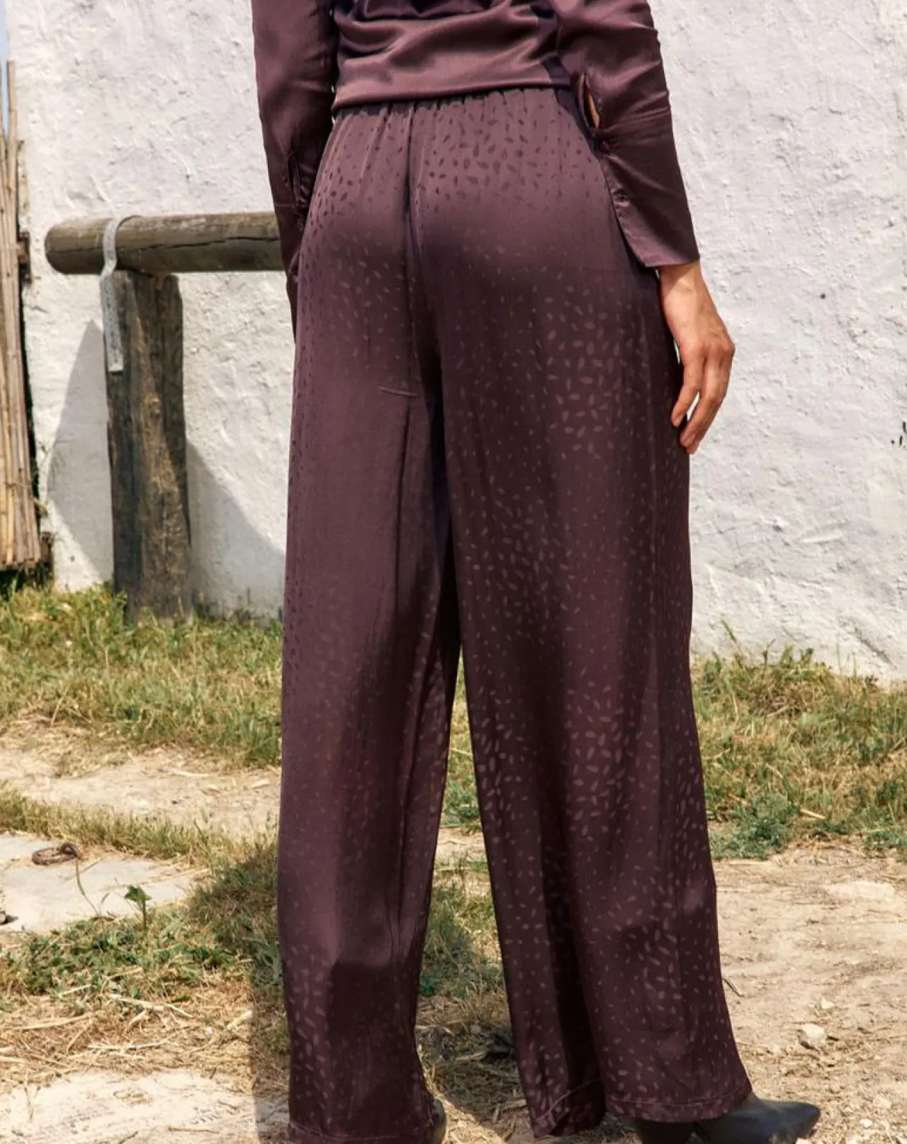 Pantalon Willy raisin