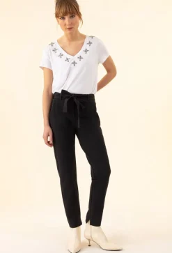 Pantalon+Ceinture Gwen bleu