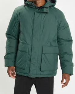 Parka à capuche Repreeve verte