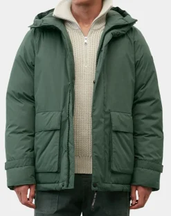 Parka à capuche Repreeve verte