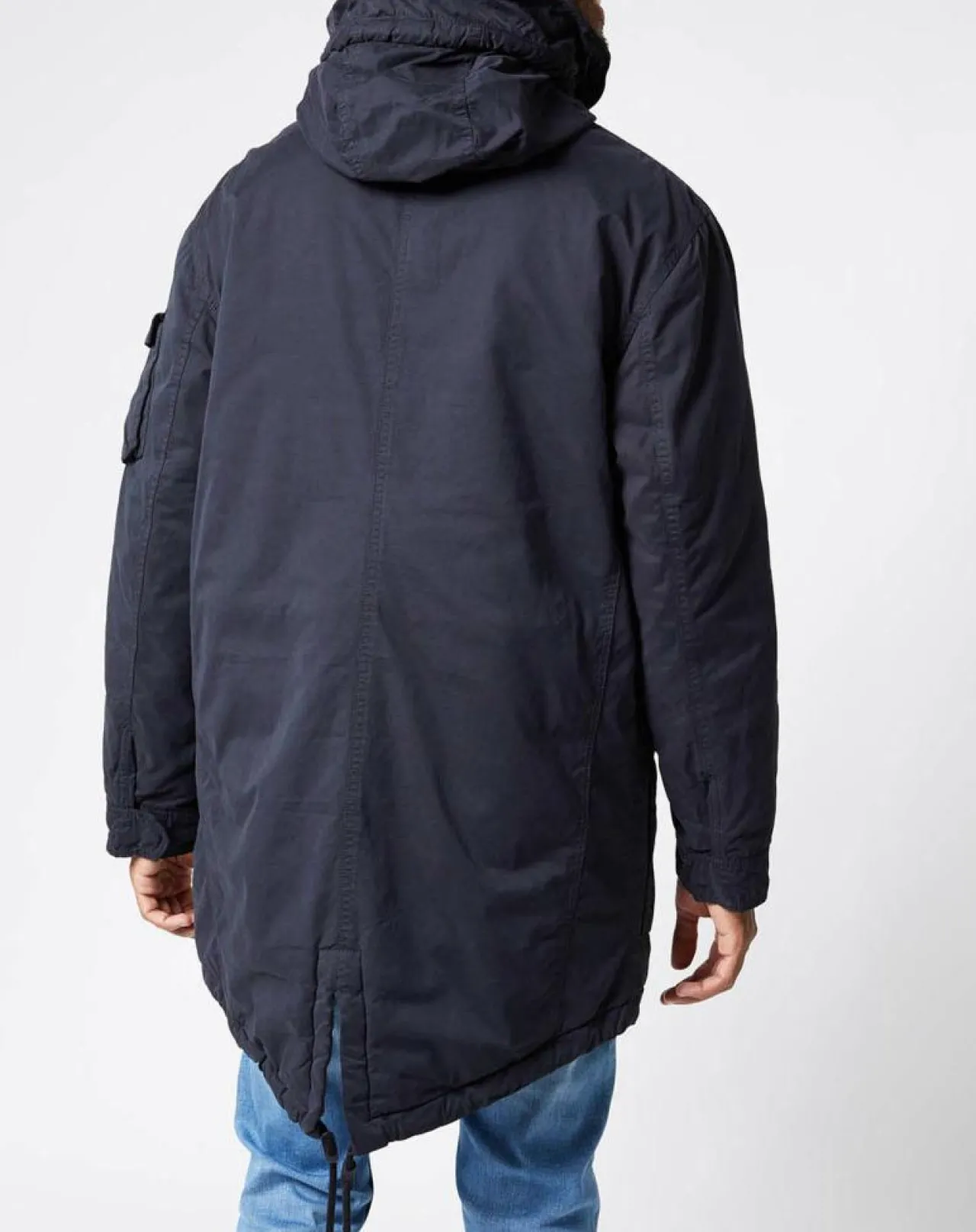 Parka Byron bleu foncé