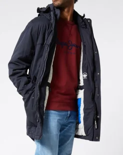 Parka Byron bleu foncé
