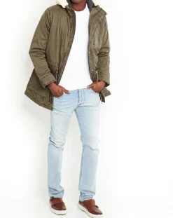 Parka capuche Mitsio kaki