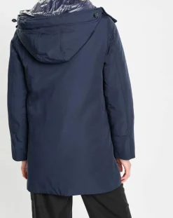 Parka courte et cintrée Thermore bleu marine