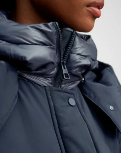 Parka courte et cintrée Thermore bleu marine