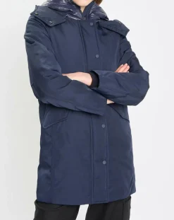 Parka courte et cintrée Thermore bleu marine