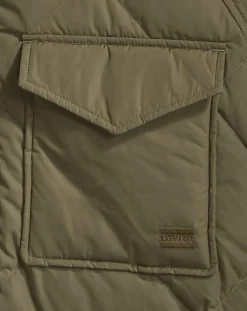 Parka Diamond matelassée verte