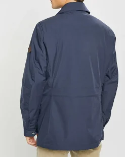 Parka imperméable légère bleu marine