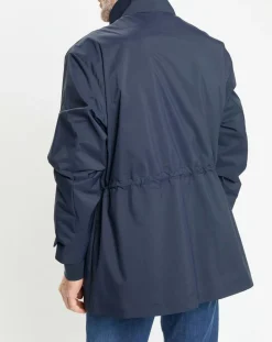 Parka imperméable Technique Vélo bleu marine