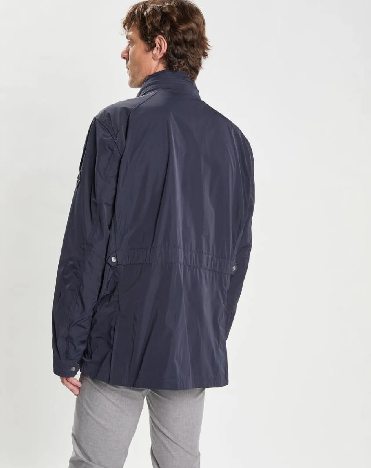 Parka imperméable Velo Speed bleu marine