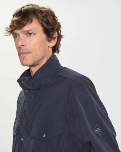 Parka imperméable Velo Speed bleu marine