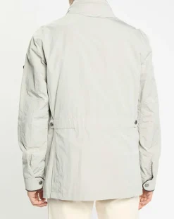 Parka imperméable vélo écrue