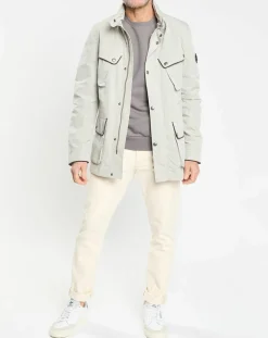 Parka imperméable vélo écrue