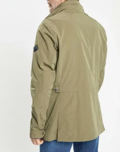 Parka imperméable vélo kaki