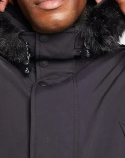 Parka mi-longue Balboa noire