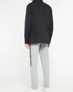 Parka Saharienne droite bleu marine