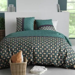 Parure Housse de Couette 3pcs 100% Coton 57fils Victory victory