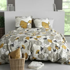 Parure Housse de Couette 3pcs 100% Coton 57fils arom