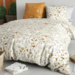 Parure Housse de Couette 3pcs 100% Coton 57fils demil