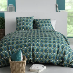 Parure Housse de Couette 3pcs 100% Coton 57fils triska