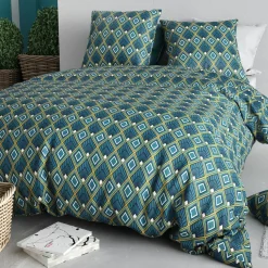 Parure Housse de Couette 3pcs 100% Coton 57fils triska