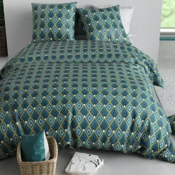 Parure Housse de Couette 3pcs 100% Coton 57fils triska