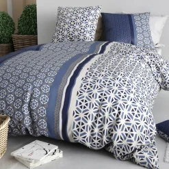 Parure Housse de Couette 3pcs 100% Coton 57fils mil