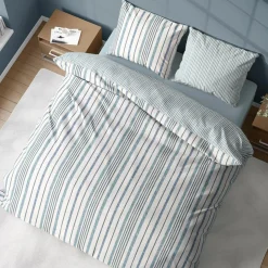 Parure housse de couette Calanque blanche