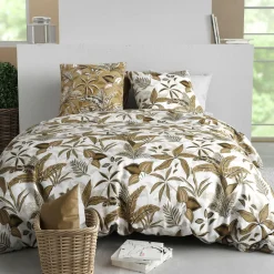 Parure Housse de Couette 3pcs 100% Coton 57fils kahoni