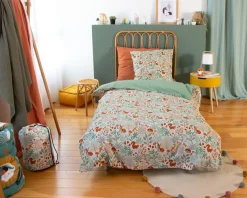 Parure housse de couette en Coton multicolore